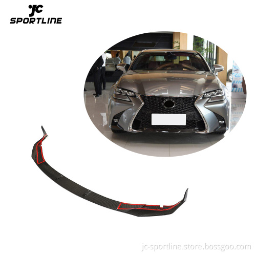 Carbon Fiber Auto Front Lip for Lexus GS300/GS350/GS450 F-SPORT 2016-2019
